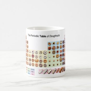 Periodic Table Of Donuts Mug by Sugarbutters at Zazzle