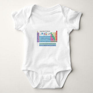 Periodic Table of Elements Baby Bodysuit