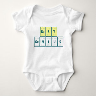 Periodic Table of Elements: Baby Genius Baby Bodysuit