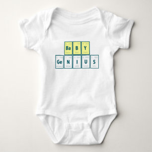 Periodic Table of Elements:  Baby Genius Bodysuit