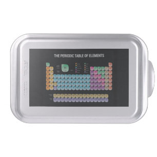 Periodic table of elements cake pan