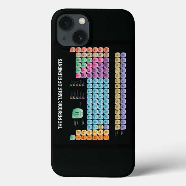 Periodic table of elements Case-Mate iPhone case (Back)