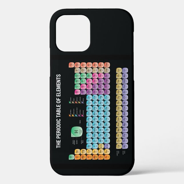Periodic table of elements Case-Mate iPhone case (Back)