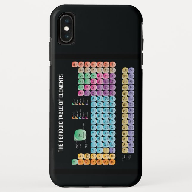 Periodic table of elements Case-Mate iPhone case (Back)