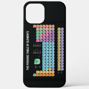 Periodic table of elements iPhone 12 pro max case