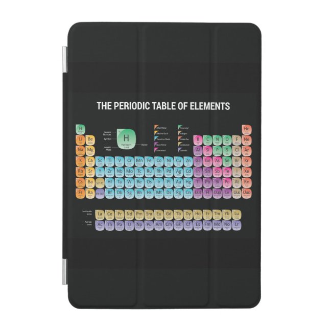 Periodic table of elements iPad mini cover (Front)