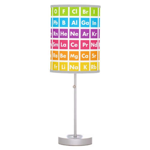 Periodic Table of Elements Lamp