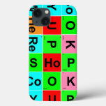 Periodic Table of Elements Letters and Words iPhone 13 Case