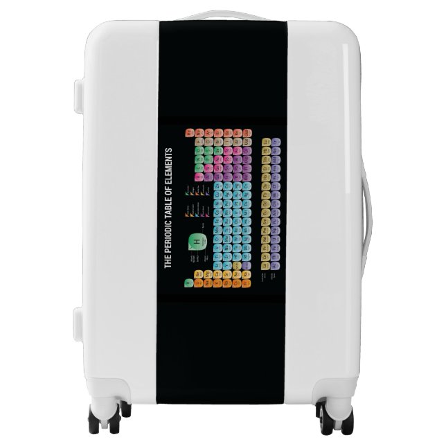Periodic table of elements luggage (Front)