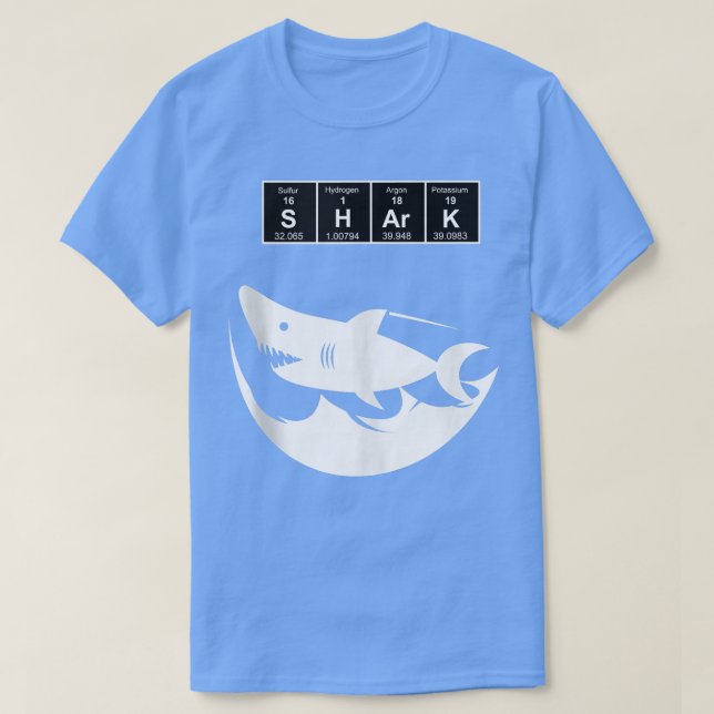 Periodic Table Of Elements Megladon Shark Tank Top (Design Front)
