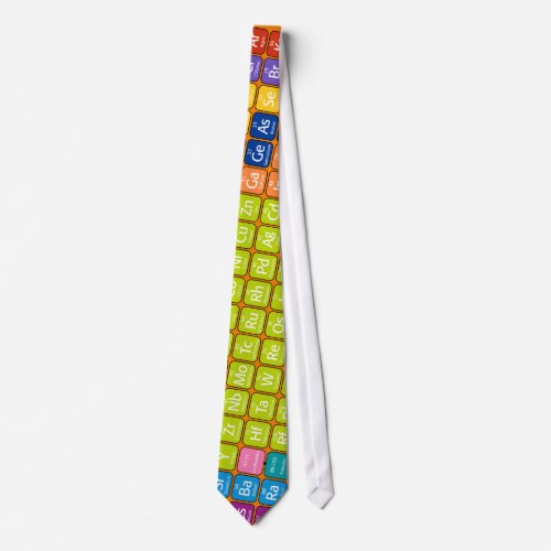 Periodic Table of Elements Neck Tie