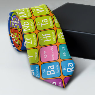 Periodic Table of Elements Neck Tie