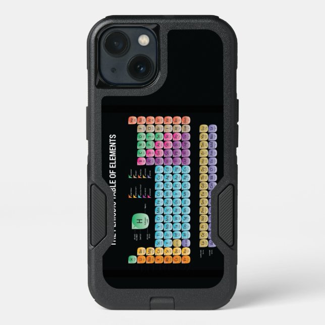 Periodic table of elements otterbox iPhone case (Back)