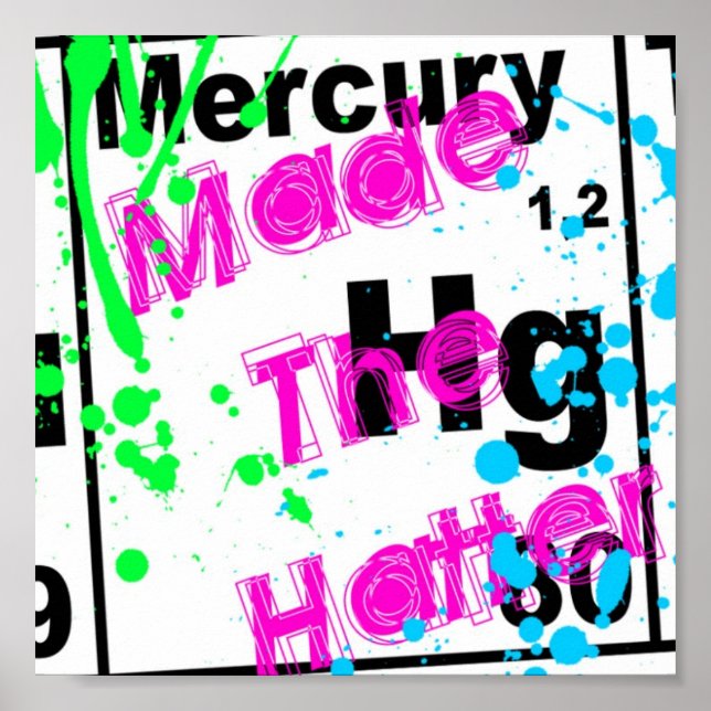 Periodic Table of Elements Poster (Front)