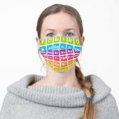 Periodic Table of Elements Science Face Mask (Worn)