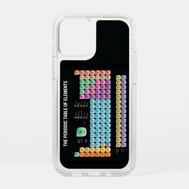 Periodic table of elements speck iPhone 12 mini case (Front)
