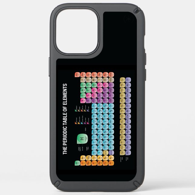 Periodic table of elements speck iPhone 12 pro max case (Front)