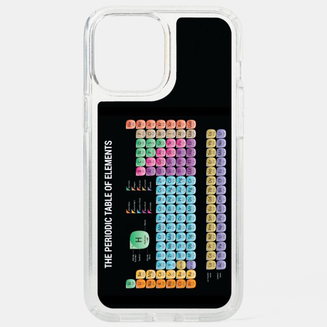 Periodic table of elements speck iPhone 12 pro max case (Front)