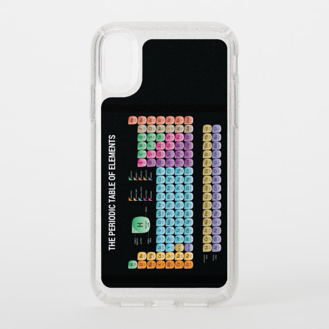Periodic table of elements speck iPhone XR case (Front)