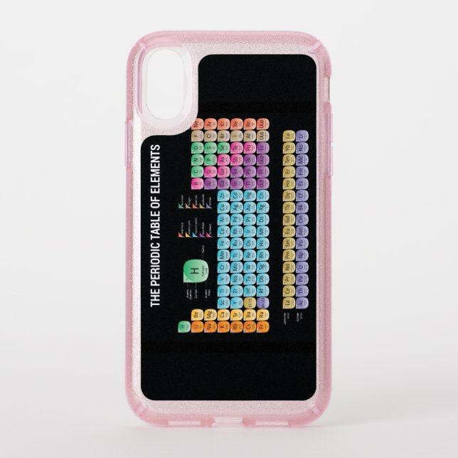 Periodic table of elements speck iPhone XR case (Front)
