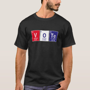 Periodic Table of Elements Spell Vote T-Shirt
