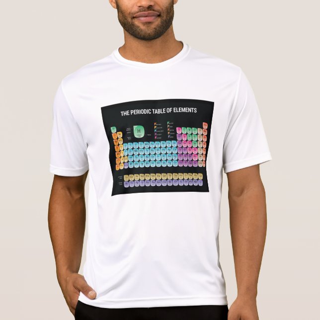 Periodic table of elements T-Shirt (Front)