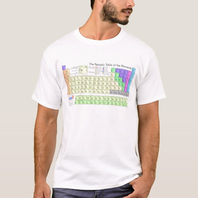 Periodic table of elements T-Shirt (Front)