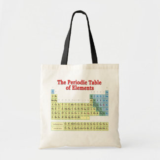 Periodic Table of Elements Tote Bag