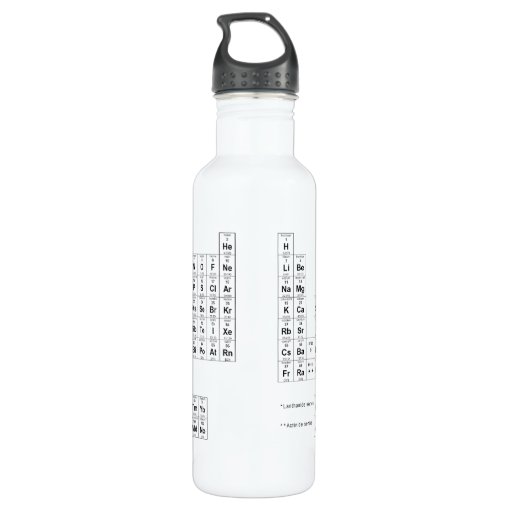 Periodic Table of Elements Water Bottle | Zazzle