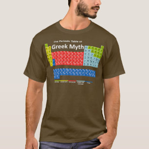Periodic Table of Greek Mythology T-Shirt