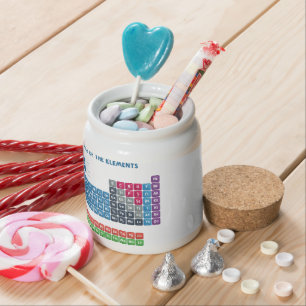 Periodic Table of the Elements 2 Candy Jar