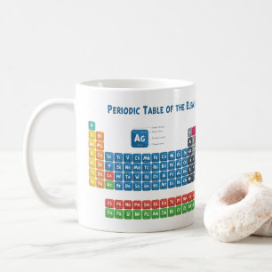 Periodic Table of the Elements 2 Coffee Mug