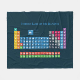 Periodic Table of the Elements 2 Fleece Blanket