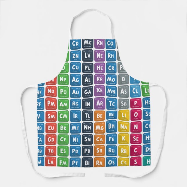 Periodic Table of the Elements 3 Apron (Front)