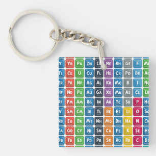 Periodic Table of the Elements 3 Keychain