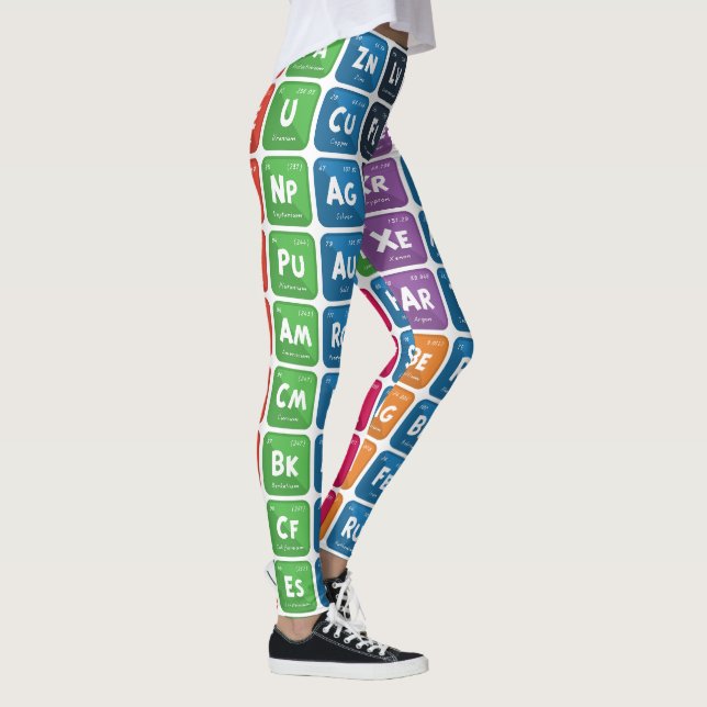 Periodic Table of the Elements 3 Leggings (Right)