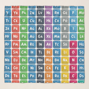 Periodic Table of the Elements 3 Scarf