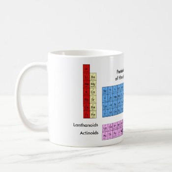 Periodic Table Of The Elements - Mug by HannahChapman at Zazzle