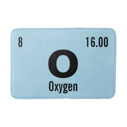 Periodic Table of the Elements Template Bath Mat