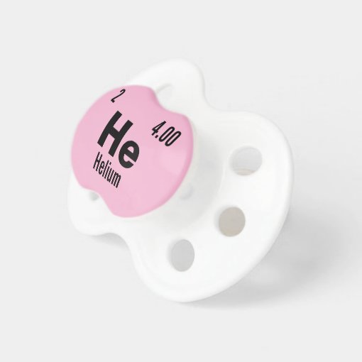 Element Pacifier Periodic Table of the Elements Template Pacifier | Zazzle