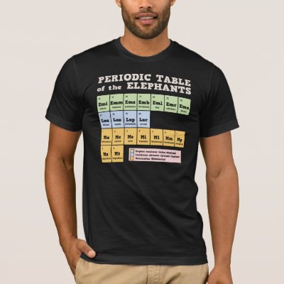 Periodic Table of the Elephants T-Shirt