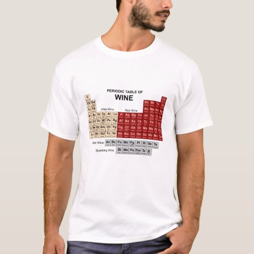 Periodic Table of Wine T_Shirt