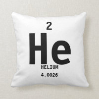 Periodic Table Pillows - Helium
