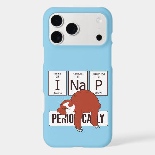 PERIODIC TABLE SLOTH I NAP PERIODICALLY iPhone 17 PRO MAX CASE