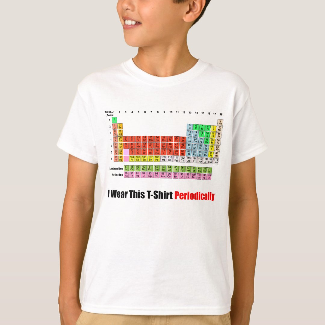 Periodic Table T-Shirt | Zazzle