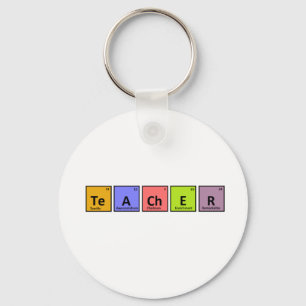 Periodic Table Teacher Appreciation Keychain