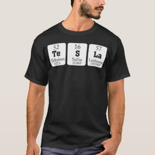 Periodic Table Tesla T-Shirt