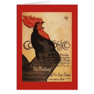 Periodical Cocorico Rooster Promotional Poster Cards