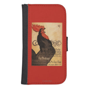 Periodical Cocorico Rooster Promotional Poster Phone Wallet