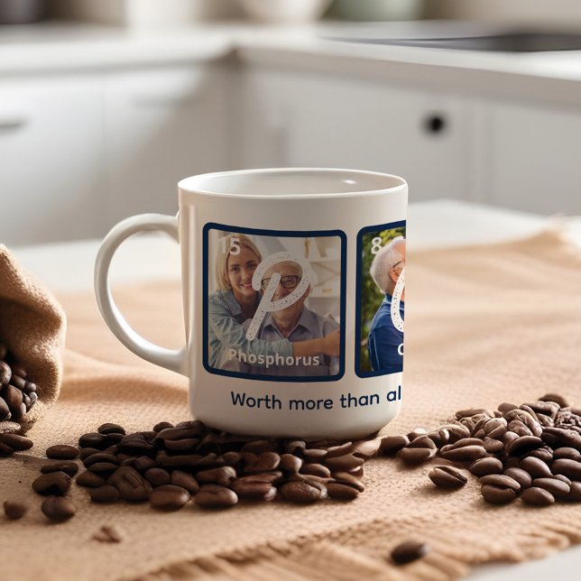 Periodical Table Elements Happy Father's Day Pop Coffee Mug (Periodical Table Elements Happy Father's Day Pop Coffee Mug)